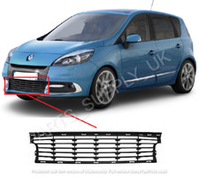 NEW FOR RENAULT SCENIC 2012 - 2016 FRONT BUMPER LOWER CENTER GRILLE BLACK