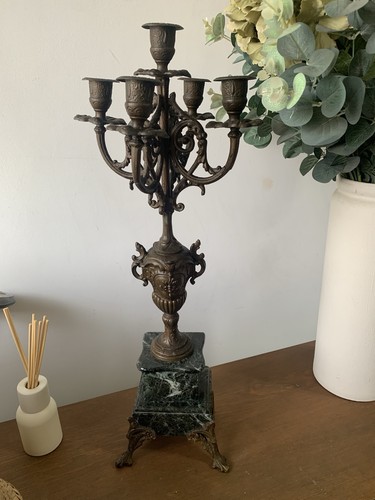 Vintage french brass five arm - vintage,