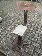Antique Singer Sewing machinist industrial chair Cast Iron