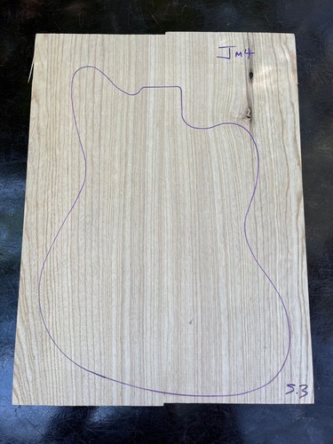 Swamp ash two piece - ash, two-piece