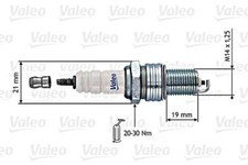Valeo Spark Plug Fits VW RENAULT MERCEDES ALFA ROMEO FORD TALBOT BMW II 273597
