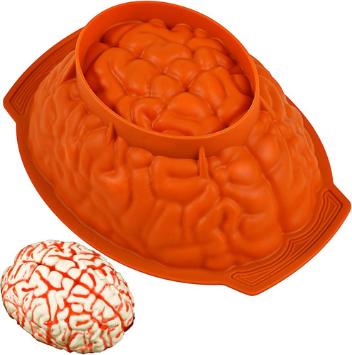 Large deep brain cake mold - large,