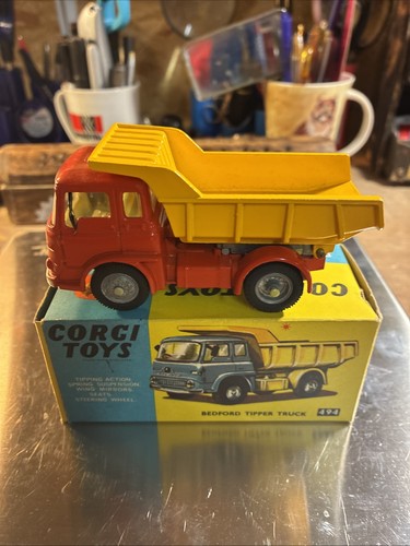 Corgi 494 bedford tipper - corgi,