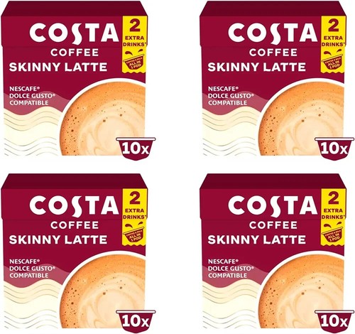 Costa skinny latte pods - costa, dolce