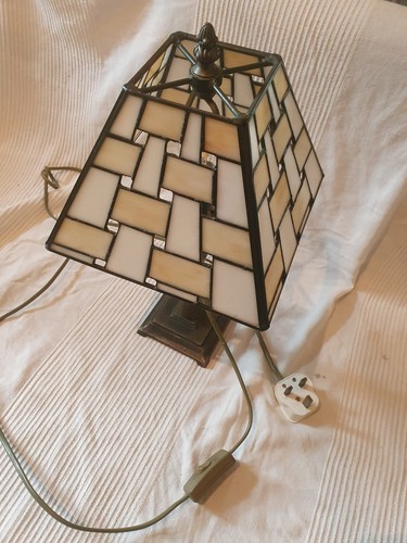 Table lamp glass shade - table,