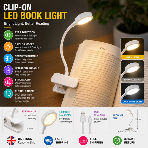 Led book light - led,