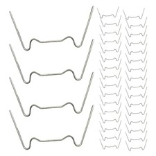  150 Pcs Greenhouse Accessories W-wire Clamps Glass Pane Fixing Clips
