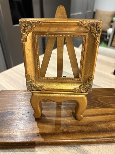 Gilt gold ornate miniature - gilt,