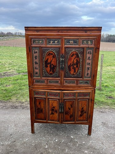 Vintage chinese cupboard - chinese,