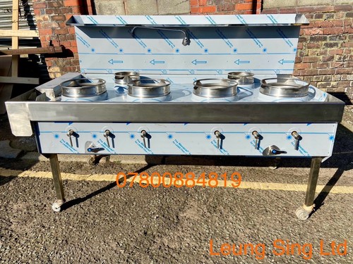 Chinese wok cooker range 4x2 - chinese,