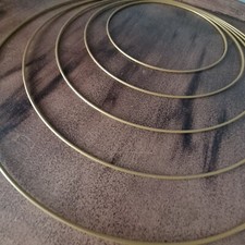 Gold Matte Hoops – 20–70cm