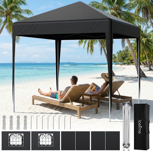 Black 2x2m pop - black,