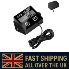 Inductive Tachometer Gauge Engine RPM Meter Engine Tach Hour Meter Digital
