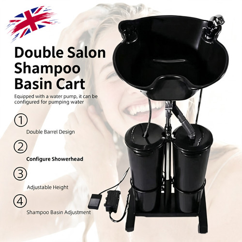 Portable hair washing - hair, bowl