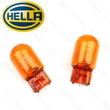 2 HELLA Rear Orange/Amber Indicator Bulbs fits Mazda RX8 lamp/light