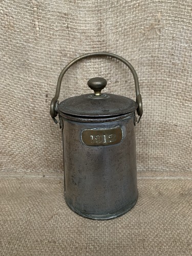 Antique cream tin - cream, milk