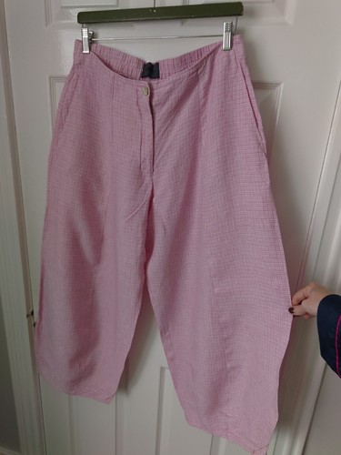 Oska pink check wide - check,