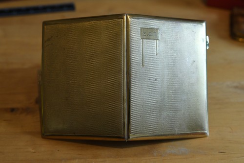 Vintage art deco gold tone - art,