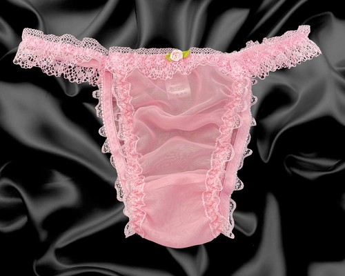 Baby pink frilly sissy sheer - frilly,