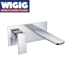 Muro Chrome Wall Mounted Bath