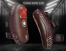 Warrior Curved Muay Thai Pads Standard Pair MMA Kickboxing Martial Arts