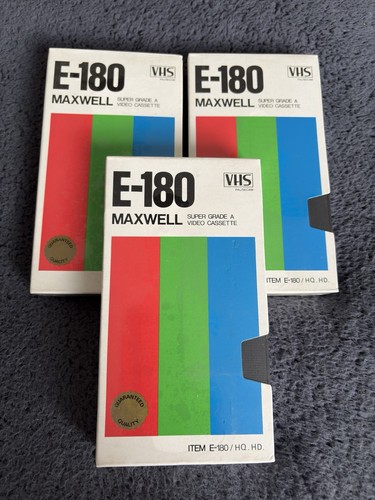 New maxwell 180 - maxwell, vhs