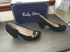 Ruby Shoo Samira, Ladies Court Shoes, Size Uk 5/Eur 38, Worn Once