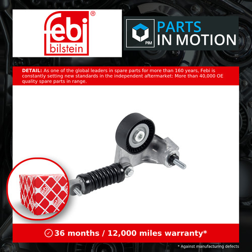 Aux belt tensioner - belt, fits