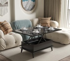 Magic Black Extendable Coffee & Dining Table 6 in 1