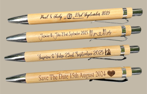 Personalised engraved wedding - engraved,