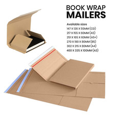5-1000pcs Book Wrap Mailers