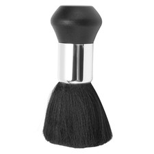 Neck Duster Brush Soft Comfortable Flexible Ergonomic Handle Black Barber Ne NEW