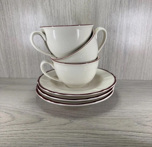 Ikea white tea cups saucer - white,