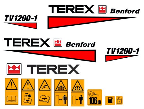 Terex benford tv1200 roller - tv1200,