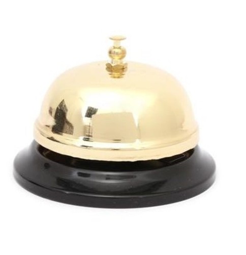Emkay golden desk - desk, bell