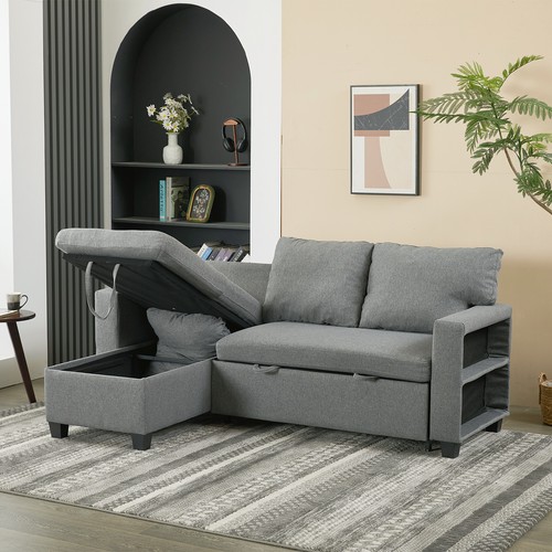 Shaped sofa bed - l,