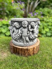 Latex and Fibreglass Mould Cherub Planter