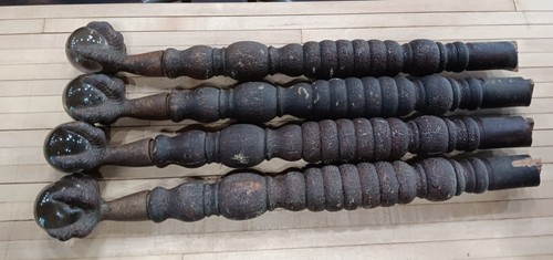 Set antique dragon claw - antique,