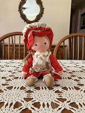 Vintage Knickerbocker Holly Hobbie & Friends 15” Plush Rag Doll Carrie