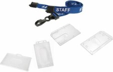 STAFF Lanyard Blue Neck Strap