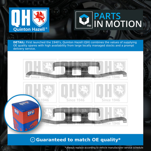 Brake pad fitting kit fits - fitting, bmw