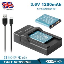 2Pack NP-45 NP45 Battery &