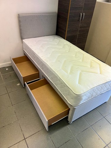 3ft standard single divan bed - standard,