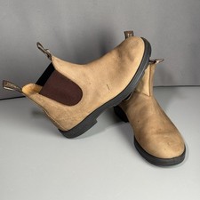 Blundstone Boots Men's Size 7 Brown Tan Leather Chelsea Pull On