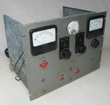 VINTAGE MILITARY RF LINEAR AMPLIFIER - WWII ERA W/RCA 813 VT-144 TUBES  UNTESTED
