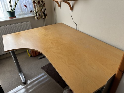 Ikea galant home office desk - desk, l