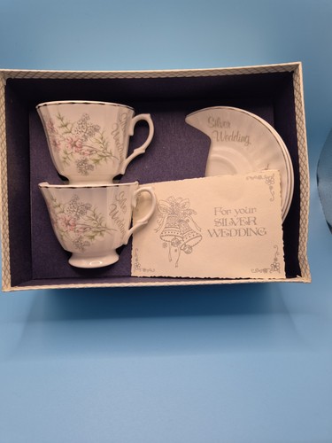 Silver anniversary cups and - silver,