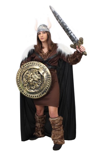 Ladies silver deluxe viking - silver,