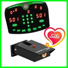 Darts Deluxe Dart Scorer with Winmau Laser Oche for Darts Throw Line Electronic