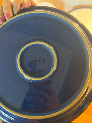 Denby imperial blue dinner set - denby,
